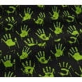 thumbnail image 4 of oneOone Cotton Jersey Light Green Fabric Handprint Skull Sewing Fabric By The Yard Printed Diy Clothing Sewing Supplies 58 Inch Wide, 4 of 4