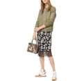 thumbnail image 1 of Michael Kors Womens Full Zip Leather Jacket, Green, Medium, 1 of 1