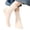 Beige, variant on Mooqilaa Girls Crew Socks, Stretch Breathable Casual Cotton Mid-Calf Socks Pink Size 1-12 T