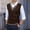 Brown, variant on Men's V Neck Sweater Vest 2025 Fall Fashion Sleeveless Solid Cable Knitted Tops Striped Casual Slim Fit Pullover Vest Army Green XL