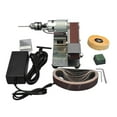 thumbnail image 1 of Amoladora ajustable de 7 velocidades Lijadora de banda Adaptador de enchufe de EE. UU. Resistente al desgaste Ángulo fijo Fácil de usar Amoladora de , Estilo f, 1 of 8