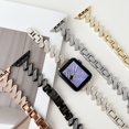 thumbnail image 3 of Adecuado para Apple Watch Correa iwatch 9 metal Z patrón 8/7/6/SE/5/4 generación Lightning Diamond Correa, 3 of 5