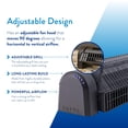 thumbnail image 3 of Ventilador personal recargable Treva Body Breeze con refrigeración amplia, 3 of 9