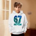 thumbnail image 5 of shqvo Cute Cherry Hoodie for Girls Bow Graphic Hoodies Kids Long Sleeve Hooded Sweatshirt Preppy Clothes Pullover, 5 of 6