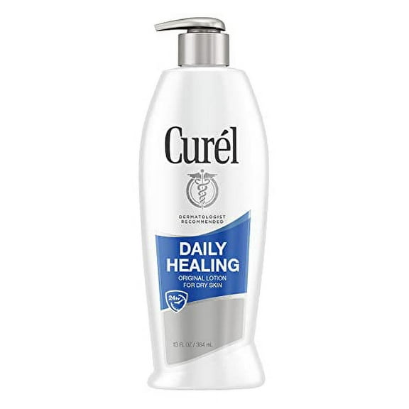 CurÃ©l Daily Healing Hand and Body Lotion, Moisturizer Nourishes Dry Skin with Advanced Ceramide Complex, Repairs Moisture Barrier, 13 Fl Ounces