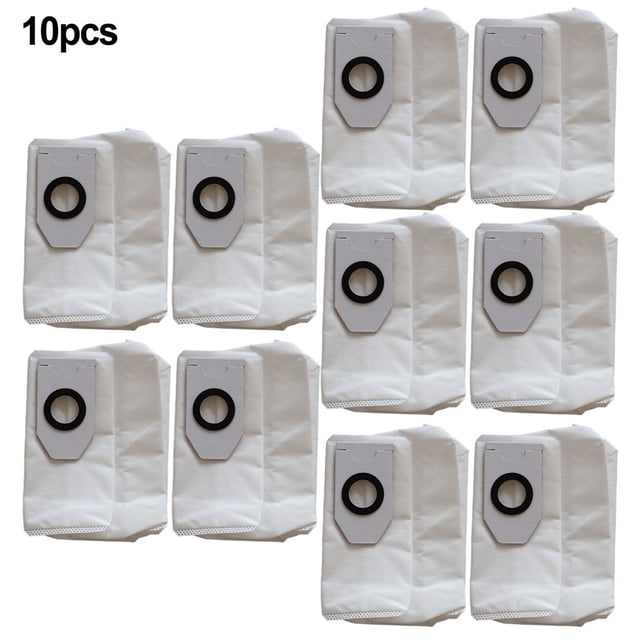 Performance Améliorée avec Sac à Poussière Réutilisable 410 pour Aspirateur Robot Midea V12 V10 W11 Garde Votre Maison Impeccable
