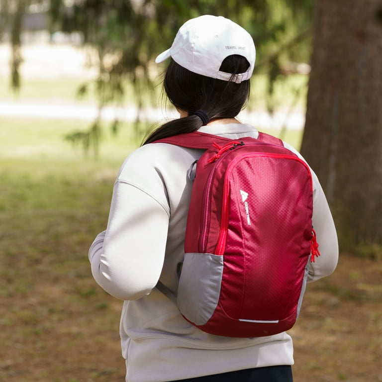 Ozark Trail 2 in 1 Family Pack 35 Liter Hiking Backpack with Detachable 15 Liter Daypack Red Walmart