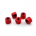 thumbnail image 1 of 5 Pack Écrou Nylock en Aluminium Rouge M6 X 1.00mm_cadeau Spécial, 1 of 1