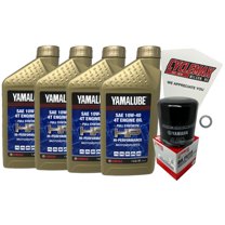 Cyclemax Full Synthetic 10W-40 Oil Change Kit fits 2001-2007 Yamaha YZF600R