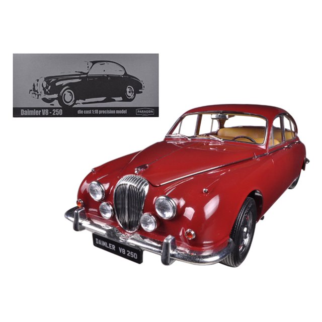 Paragon 1967 Daimler V8-250 Regency Bordeaux Limité à 3000 Pcs Modèle Réduit 1/18 par Paragon
