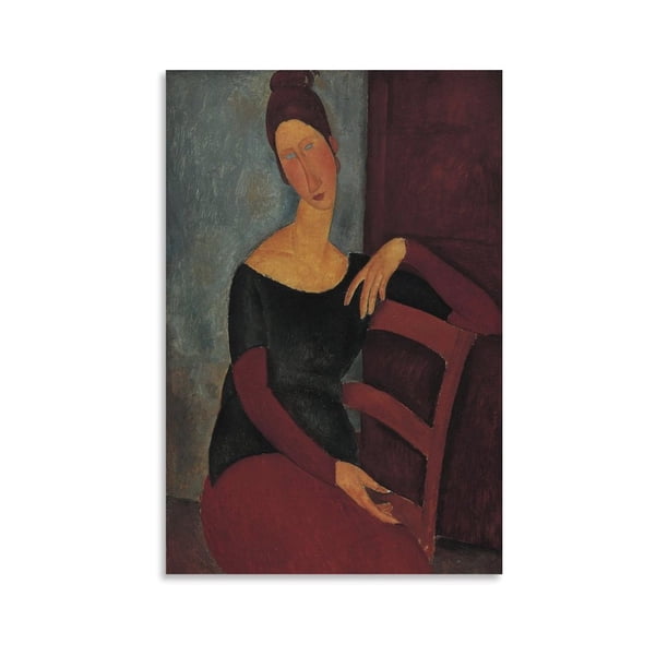 Cuadro impreso de Amedeo Modigliani (106) Lienzo Arte de pared Impresiones Póster Regalos Foto Cuadro Pintura Pósteres Decoración de habitación Decoración del hogar 12x18 pulgadas (30x45 cm)