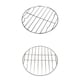 thumbnail image 1 of Juego de 2 Parrillas Para Barbacoa Sunnimix Acero Inoxidable 20cm 25cm, 1 of 8
