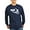 Navy, variant on - Alta Utah Skier Long Sleeve T Shirt - Long Sleeve Dark T-Shirt
