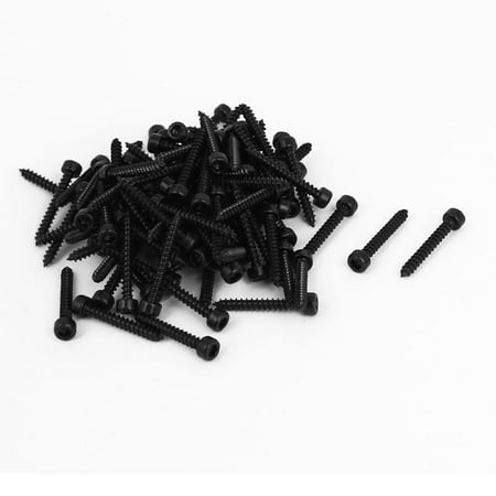 

3.5mm x 25mm Threaded Carbon Steel Hexagon Head Self Tapping Screws 100 Pcs