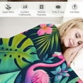 thumbnail image 3 of PIKWEEK  Flamingo Blanket Throw Print Cozy Lightweight Durable Bed Couch Blanket for Kids Adults Gift Twin, 3 of 6