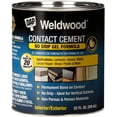 thumbnail image 2 of Dap Contact Cement, Weldwood Gel Series, Tan, 1 qt, Can 25312, 2 of 2