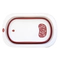 thumbnail image 4 of Bañera Plegable Papu Baby Roja con Cojín para Bebés y Niños Pequeños, 4 of 8