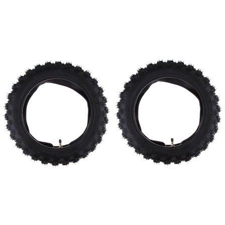 2pcs Rubber 2.5-10 Wheel Rim Tire & Inner Tube w/ for Dirt Bikes