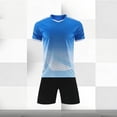 thumbnail image 6 of Tdoqot Boys Active Outfit Sets- Kids Clothes Short Sleeve Quick Dry Summer Basketball Tees and shorts Light Blue Size 6-16 Years, 6 of 6