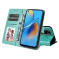 thumbnail image 4 of Funda tipo cartera GANGXUN para OPPO Reno 6 Lite , diseño girasol, cuero PU, soporte, cierre magnético, tarjetero, 4 of 5