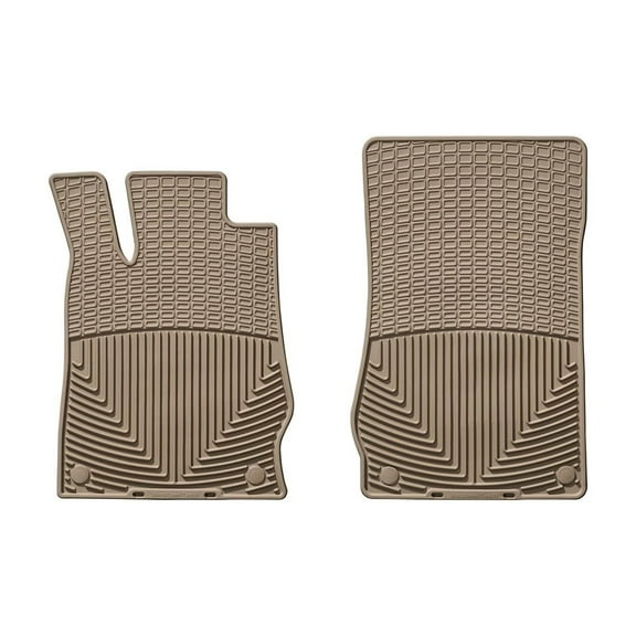 WeatherTech All-Weather Floor Mats compatible with Mercedes SL 63 AMG, SL-Class, SL 55 AMG, SL 65 AMG - 1st Row (Driver & Passenger), Tan