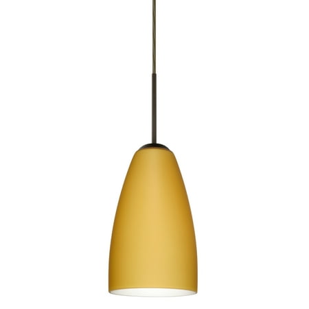 

Besa Lighting 1Jt-1511Vm-Led Riva 1 Light Led Cord-Hung Mini Pendant - Bronze