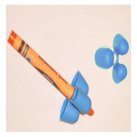 Kinsman Enterprises KNE 40075 Tripod Grip for Writing Device - Blue, Medium & 4 per Pack