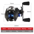 thumbnail image 4 of 7.2/1 Carrete de pesca Baitcasting de perfil bajo Carrete de pesca antienredos (D) Likrtyny Para estrenar, 4 of 9