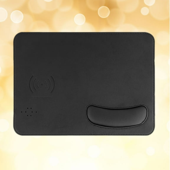 BESTYASH Black Charging Pad Fast Charger Compatible with Qi-Enabled Devices for Smartphones and Tablets