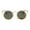 silver gold, variant on Womens Metal Bat Shape Cat Eye Round Circle Lens Sunglasses Silver Gold