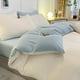 thumbnail image 5 of Juego de cama de 4 piezas de algodón lavado, color blanco lechoso, 180x220 cm. Sábanas suaves y transpirables para mayor comodidad en dormitorios Rkxzt, 5 of 6