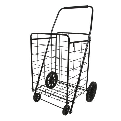 QNJM Lightweight Detachable Shopping Cart Color : D Foldable Portable Elderly Hand Cart Household Trolley Trailer