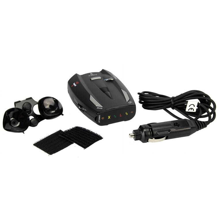 Cobra ESD7570 detector de radar/laser de desempenho de 9 faixas com  detecção de 360 graus com conjunto de tapete de carro