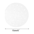 thumbnail image 2 of Guozer 100Pcs 6In Non-stick Air-fryer Liner Oven Liner Paper Household Barbecue Paper Baking Paper, 2 of 5