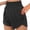 Black, variant on Audhol Workout Shorts Women Womens Running Quick Dry Shorts Workout Elastic Waist Athletic Yoga Pants Sports Pants Yoga Shorts for Women Black L