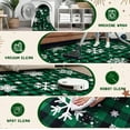 thumbnail image 5 of Bleum Cade Christmas Snowflake 5'x7' Area Rugs for Living Room, Washable Rugs for Bedroom Dinning Room,Green Buffalo Plaid Rug Ultra Soft Non Slip Durable Large Carpet Home Decor, 5 of 9