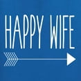 thumbnail image 6 of Wild Bobby, Happy Life Happy Wife Valentines Day Outfit His and Hers Matching Couples Crewneck Sweatshirts, Royal, Mens 2XL-Womens L, 6 of 6