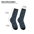 thumbnail image 2 of Fuzoiu Romantic Eiffel Tower Print Kids Socks For Boys Girls,Grip Crew Socks with Non Slip,Lightweight Stretch Crew Socks,Toddlers Crew Boot Socks, 2 of 5