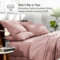 thumbnail image 4 of Bare Home 7-Piece Heathered Bed in a Bag, Queen, Heather Rosewood, 4 of 8