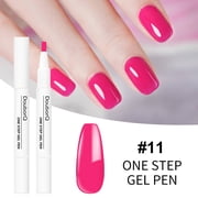 Heliisoer 18 Colors Soft And Refreshing Nail Polish Pen Nail Polish Glue 2ml