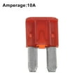 thumbnail image 3 of Unique Bargains 6pcs 10A 10Amp Car Mini Blade Fuses for Marine RV Camper Boat Truck Motorcycle SUV Replacement Fuses Red, 3 of 6