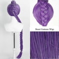 thumbnail image 5 of Demon Hunters Costume Wigs Cosplay for Kids, Rumi Costume Wigs Purple Braids Wig Halloween Cosplay Props, Anime Cosplay Wig, 5 of 5