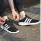 thumbnail image 3 of Men's US 9.5 Ad-id-as Lite Racer 3.0 - Navy And White - Clean Classic Style Shoe, 3 of 5