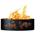 thumbnail image 2 of P&D Metal Works PBFR00938 Anneau à Feu, Branche de Pin, 2 of 4