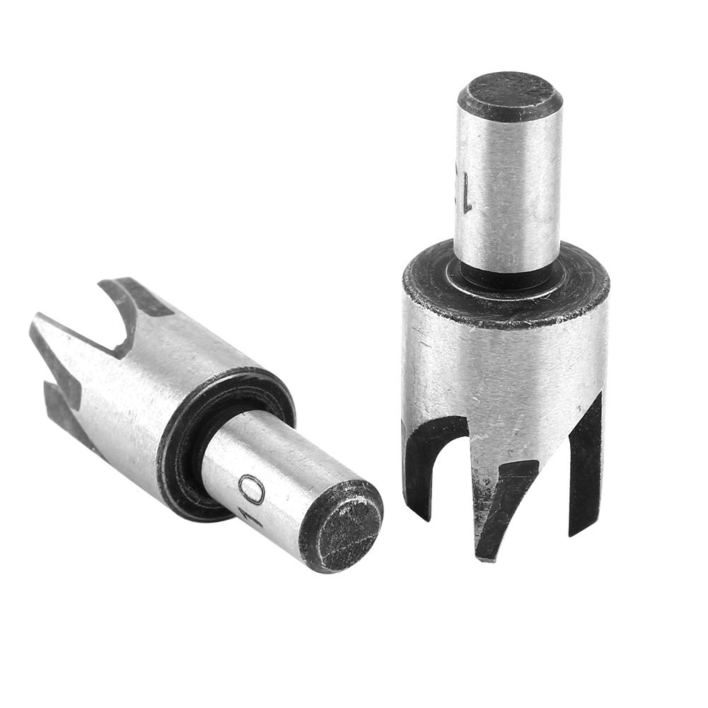 Mgaxyff 4pcs Steel Claw Type Wood Plug Cutters Woodworking Dowel