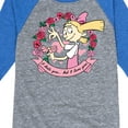 thumbnail image 3 of Hey Arnold! - Valentine's I Love You - Toddler And Youth Raglan Graphic T-Shirt, 3 of 4