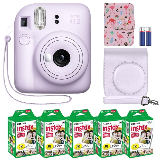 Paquete de accesorios y película para cámara Fujifilm Instax Mini 12 +