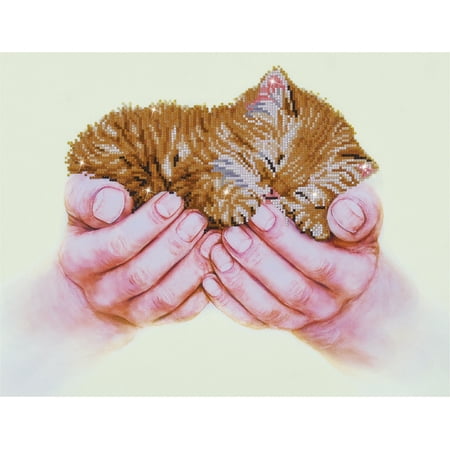 UPC: 4897073243603 | DIAMOND DOTZ® Precious Kitten Diamond Painting Kit