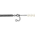 thumbnail image 3 of Everly Men's Cultured Pearl Sterling Silver Necklace, 3 of 10