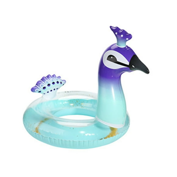 Pool Float Inflation Swimming Floaty Pool Toy Swimming Ring with Sequins Unicorn Pool Party Water Fun